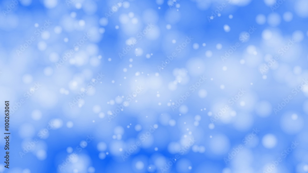 Blue particle background Blue particle background