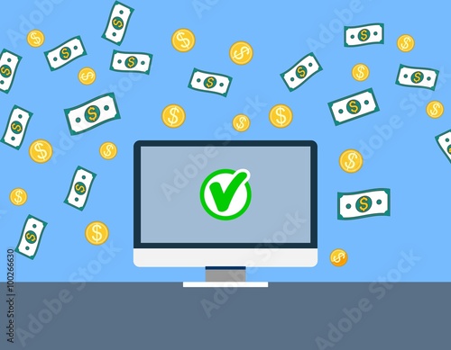 Money concept vector illustration