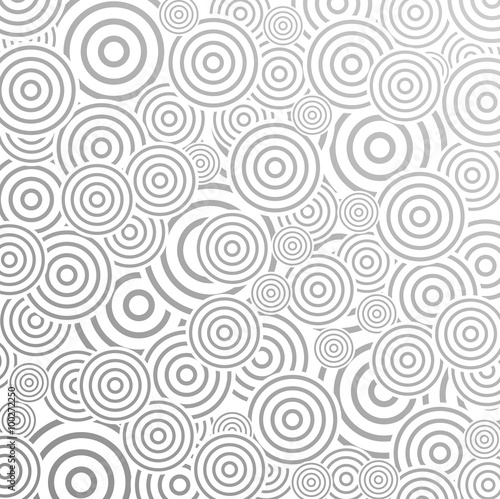 Grey abstract pattern design with rings