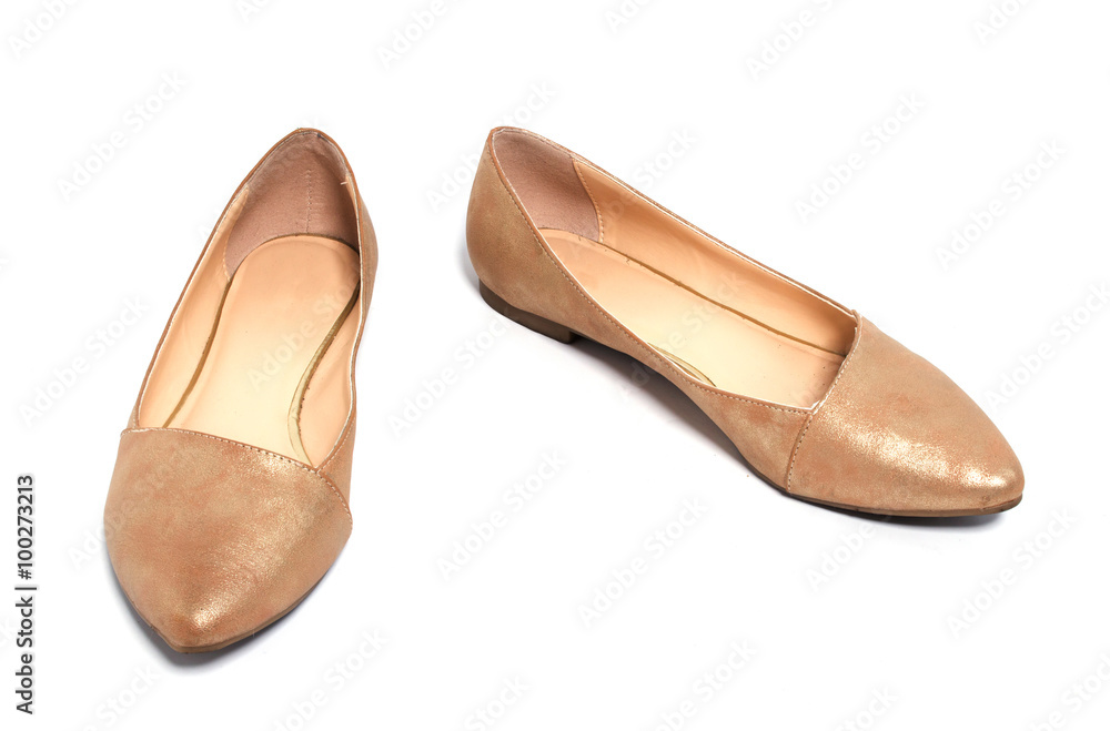 fashion woman shoes on a white background fashion woman shoes on a white background