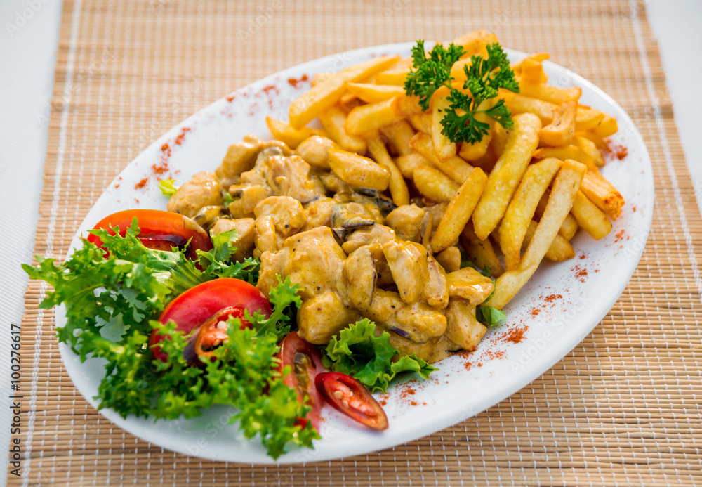 Meat with vegetables Meat with vegetables