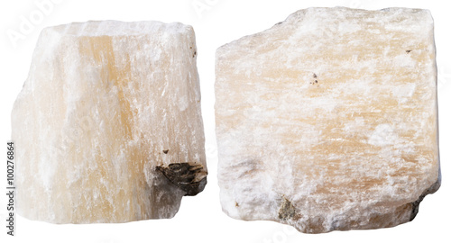 Tableau sur toile two pieces of gypsum (alabaster) mineral stone