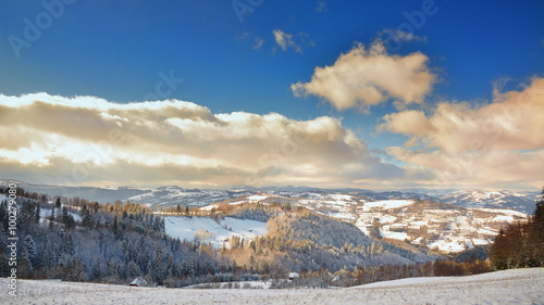Romania - the Apuseni Mountains in winter
