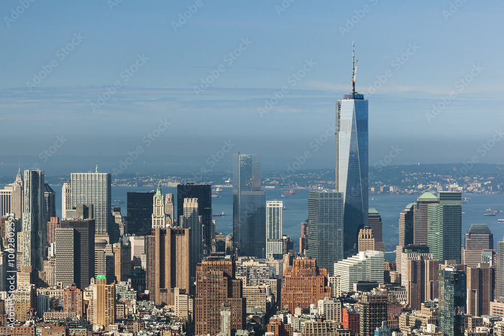Naklejka premium Manhattan View