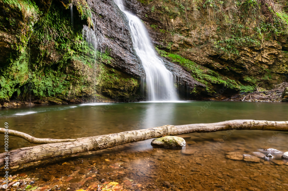 Fototapeta premium Waterfall in the wilderness