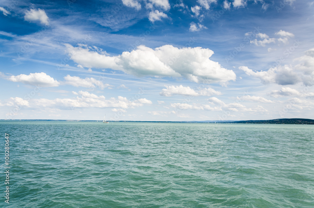 Fototapeta premium lake background