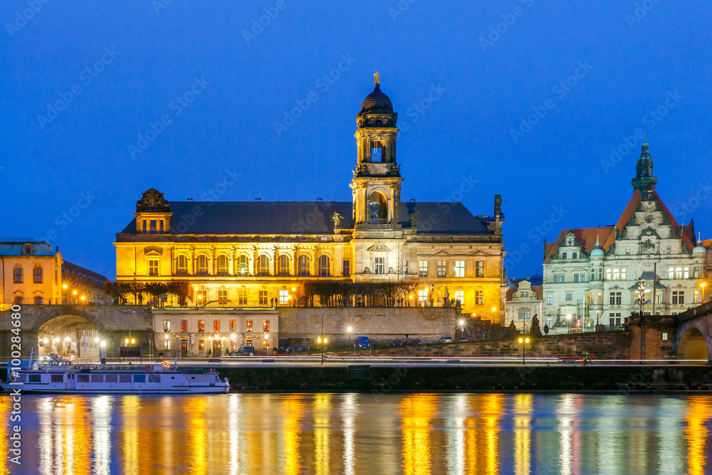 Obraz premium Dresden. Bruhl Terrace.