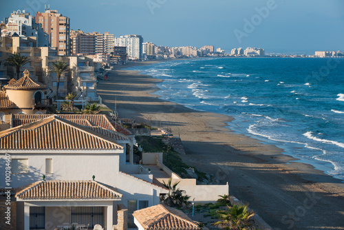 The beaches of La Manga. Murcia. Spain