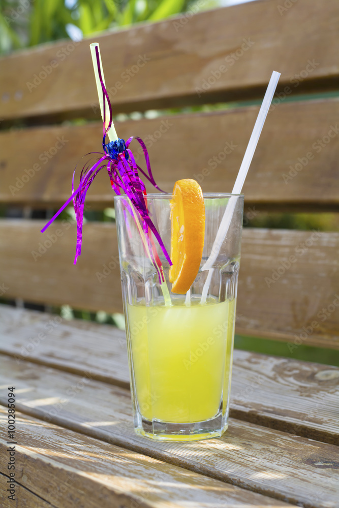 cocktail of freshly pressed orange juice cocktail of freshly pressed orange juice