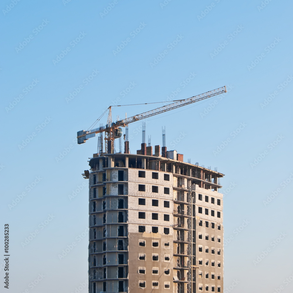 Construction of high rise residential building
