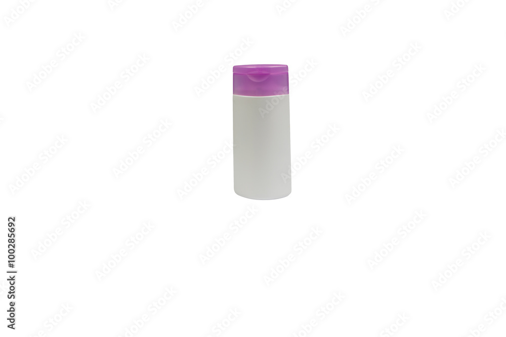 Body lotion bottle isolated on white Body lotion bottle isolated on white