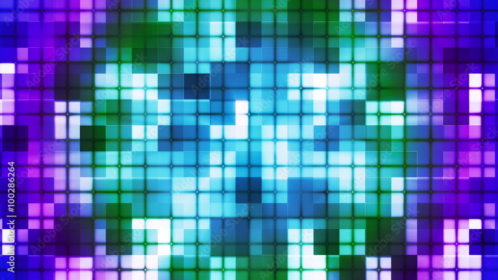 Twinkling Hi-Tech Cubic Squared Light Patterns, Multi Color, Abstract, Loop, HD Twinkling Hi-Tech Cubic Squared Light Patterns, Multi Color, Abstract, Loop, HD