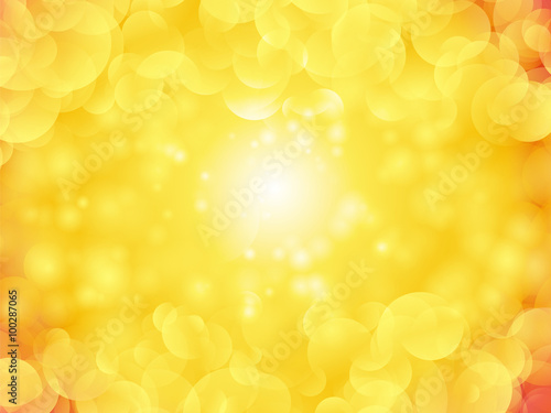 blurred yellow sparkle background