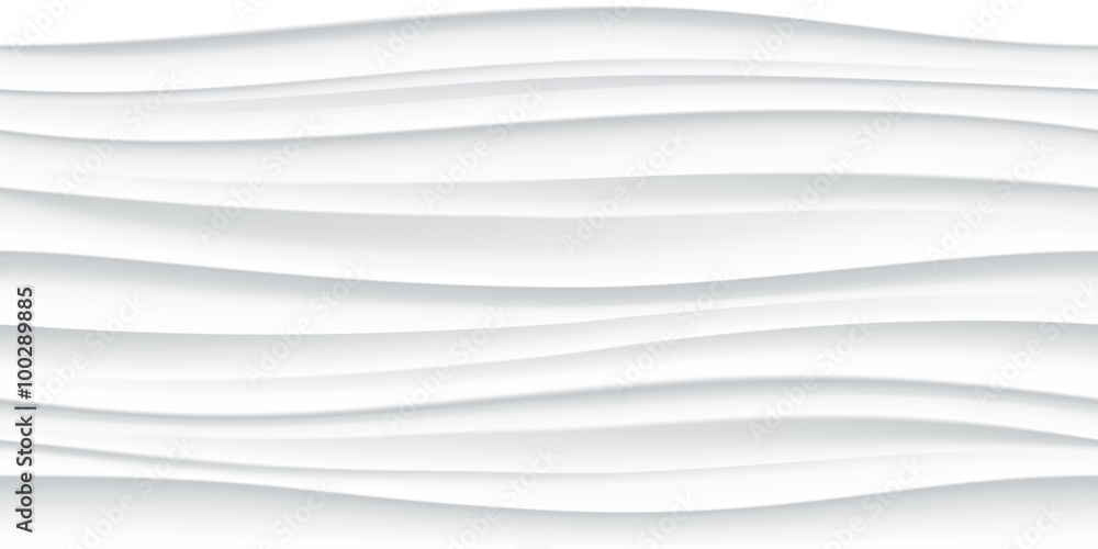 White seamless wave texture pattern background