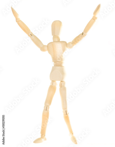 Wooden dummy - greeting