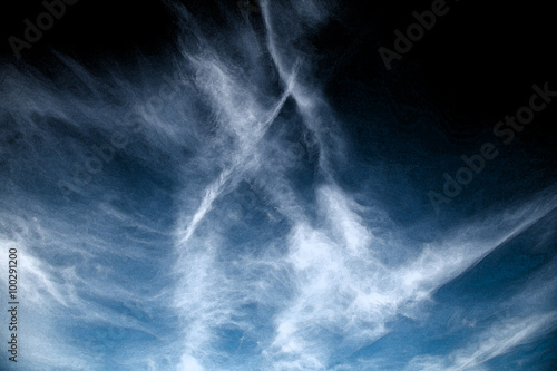 Background of the sky. The night sky. Abstract background. Atmosphere and meteorology. Curtain of smoke.