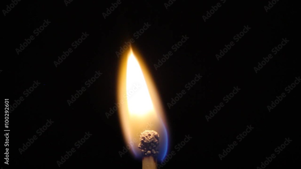 Streichholz mit Flamme Streichholz mit Flamme