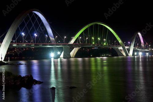 Ponte JK Bridge in Brasilia, Brazil © Marcos