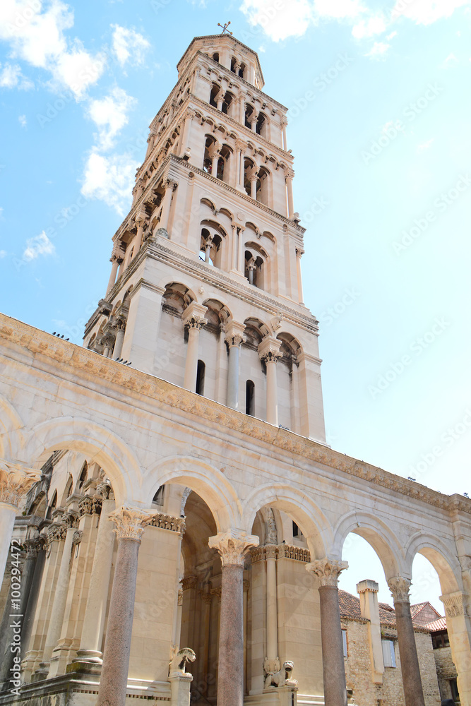 The Cathedral of Saint Domnius, known locally as Sveti Duje in Split, Croatia