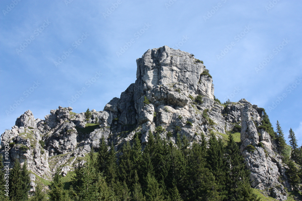 Felsformationen in den Bayrischen Alpen - Outdoorerlebnis und Abenteuer pur 