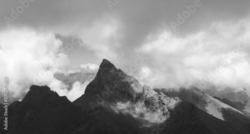 Foto Aiguille méridionale d'Arves, depuis l'aiguille du Goléon