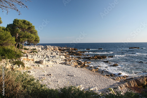 Antibes, la plage sud du cap