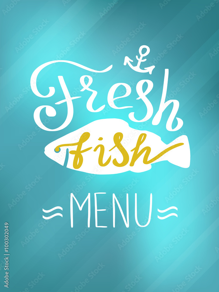 Freash fish menu