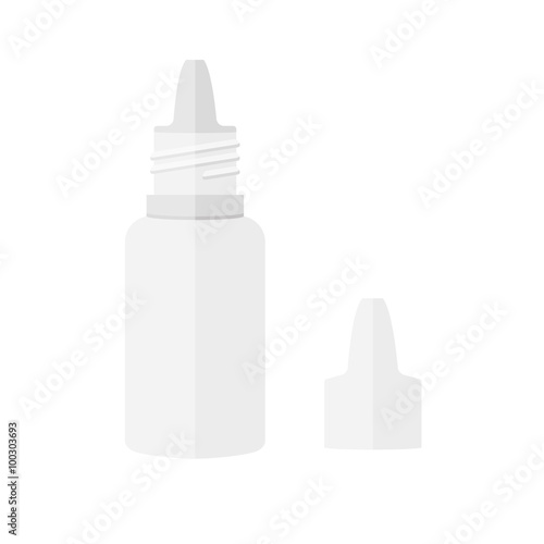Vector Illustration of Bottle for eye drops
