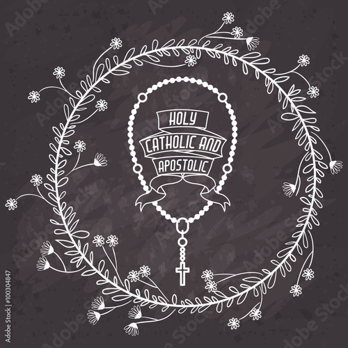 holy rosary design 