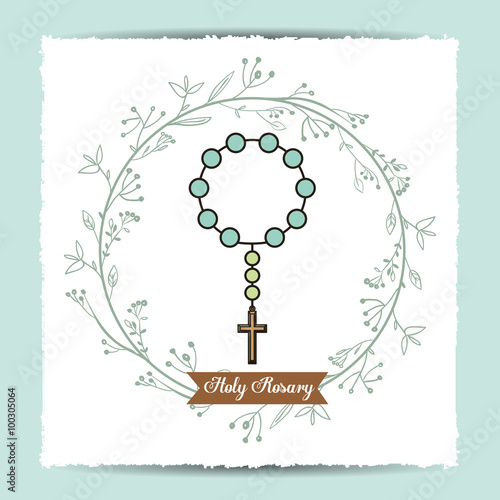 holy rosary design 