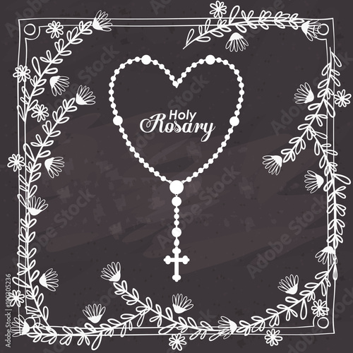 holy rosary design 