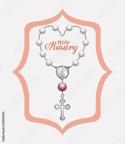 holy rosary design 