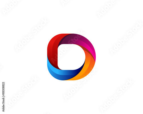 Letter D Colorful Logo Design Free Download Letter D Colorful Logo Design - GFXLoad