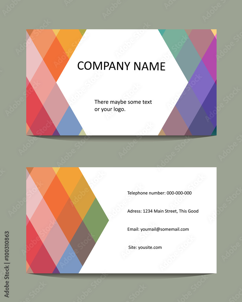 Fototapeta premium business card design