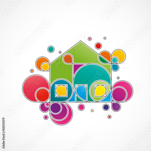 maison coloré design