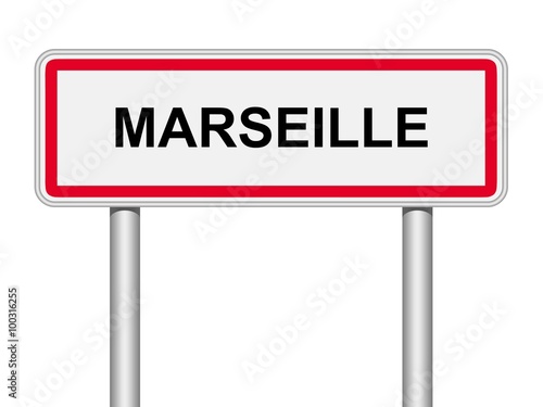 Panneau ville Marseille