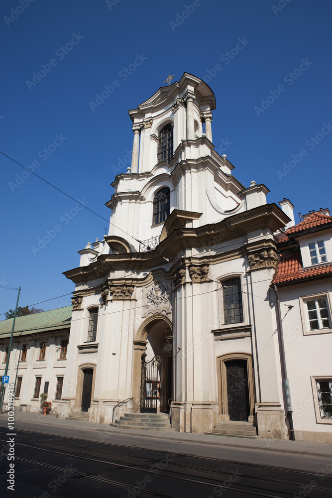 Baroque Bonifatrow Church in Krakow