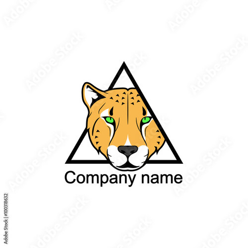 Cheetah logo.Vector