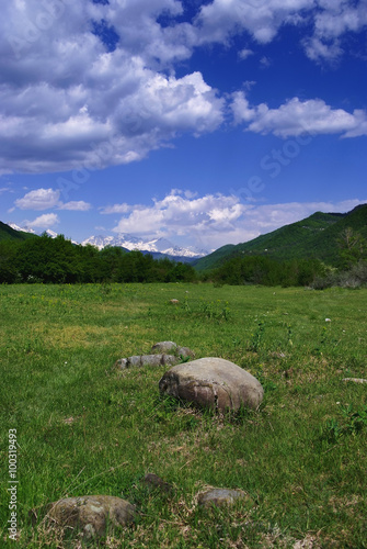 Georgia mountains in summer time