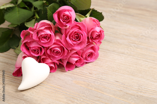 Blumenstrauss mit Herz