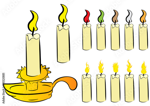 Clipart with candles