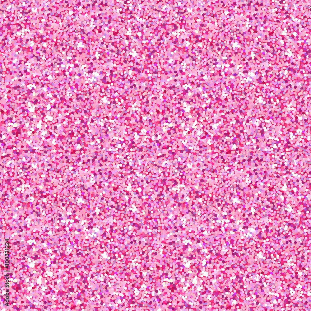 Pink Glitter Background - seamless pattern - in vector Stock