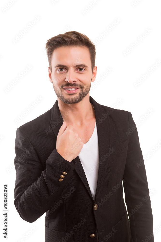 Studio shot of a young man Studio shot of a young man