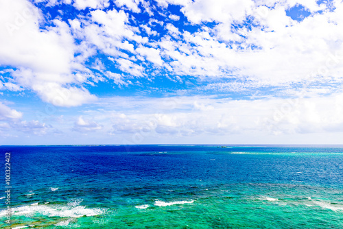 Sea, sky, seascape. Okinawa, Japan.