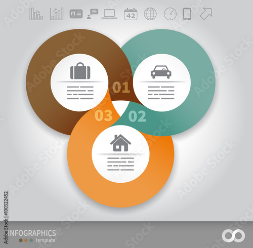 linked circles presentation template