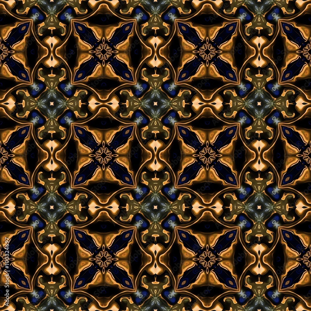Abstract decorative texture - kaleidoscope pattern