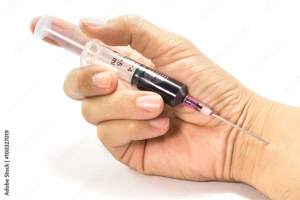 Collecting a blood from a patient