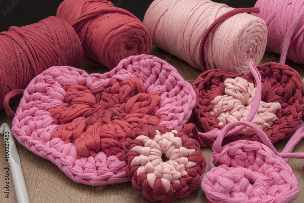 Valentine crochet decorations crochet hearts Valentine crochet decorations crochet hearts