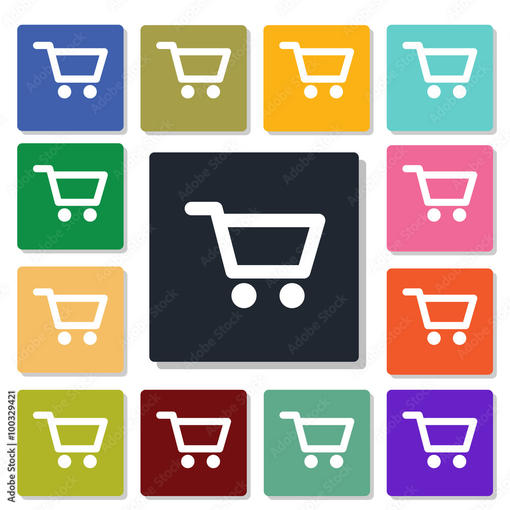 Shopping cart icon Shopping cart icon