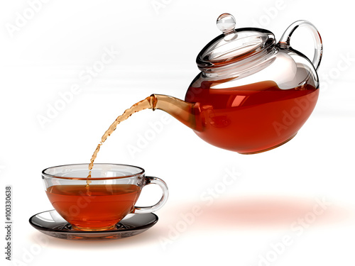 teapot and teacup